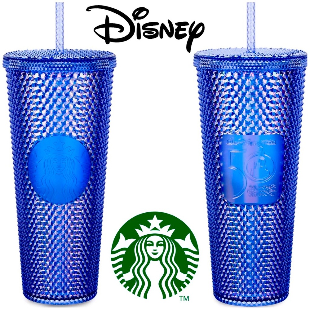 (2) Walt Disney World Anniversary Starbucks Tumbler Bundle - Picture 1 of 11